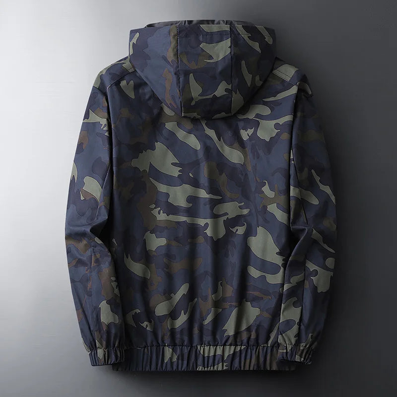 Camo Defender Lightweight Hooded Jacket