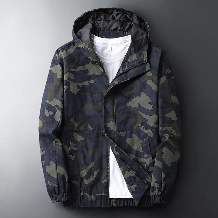 Camo Defender Lightweight Hooded Jacket