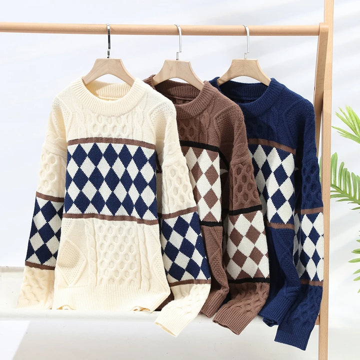 Westgate Argyle Knit Sweater