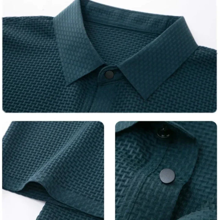 Ridge Knit Polo