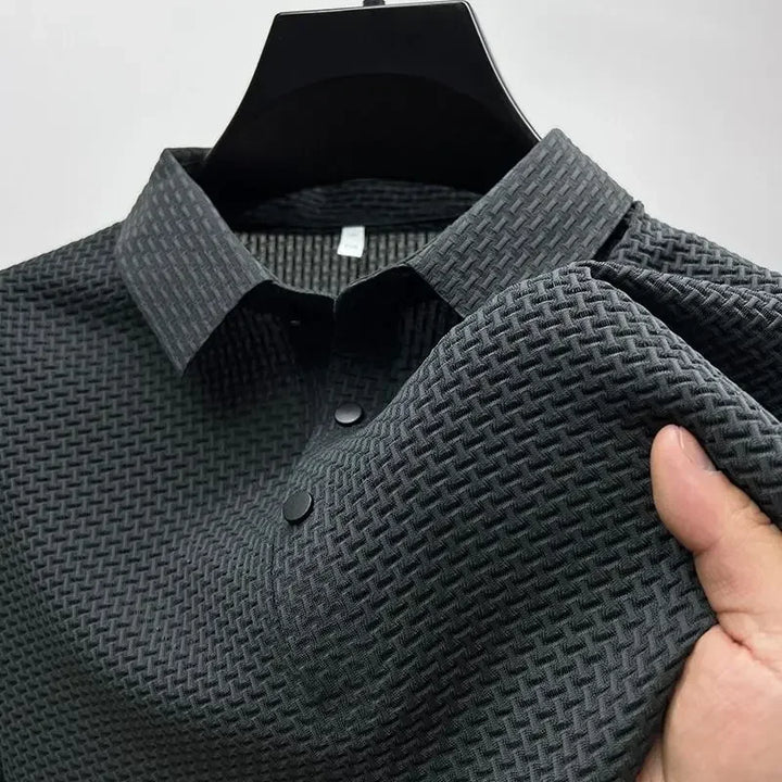 Ridge Knit Polo
