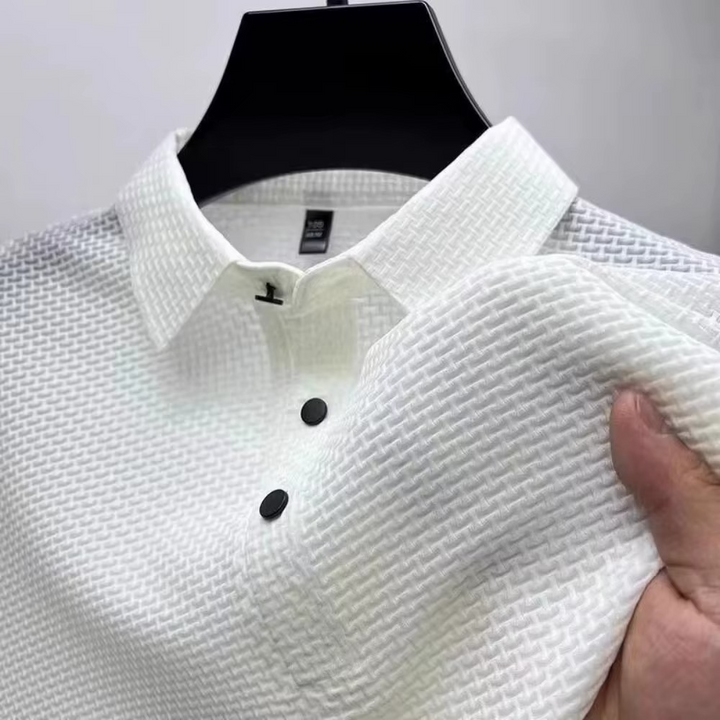 Ridge Knit Polo