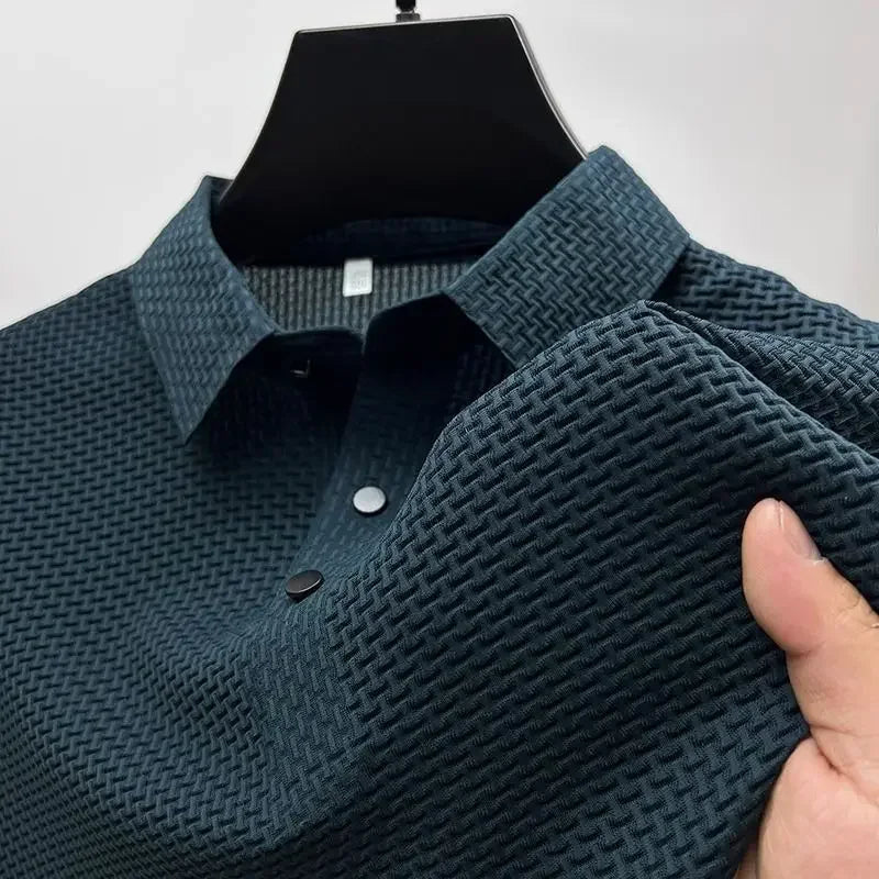 Ridge Knit Polo