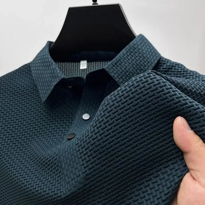 Ridge Knit Polo