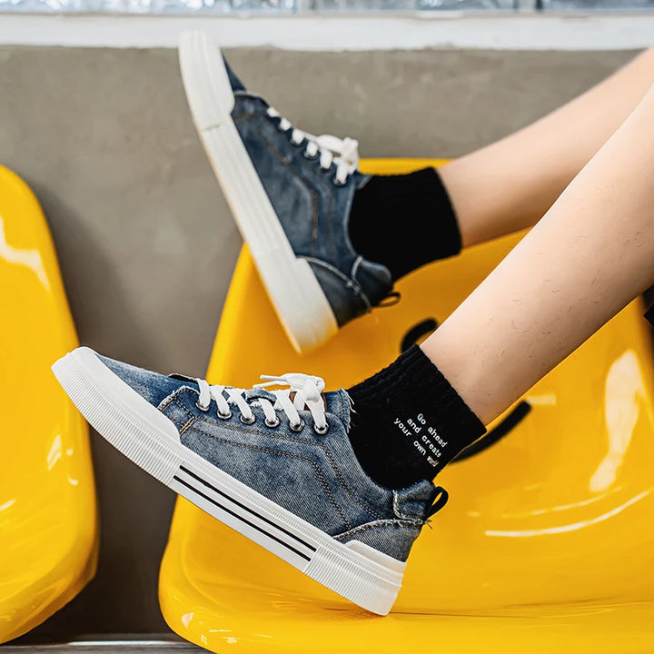 Threadline Denim Drift Sneaker