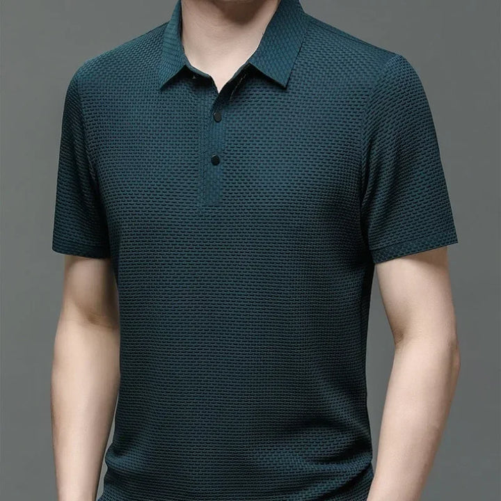 Ridge Knit Polo