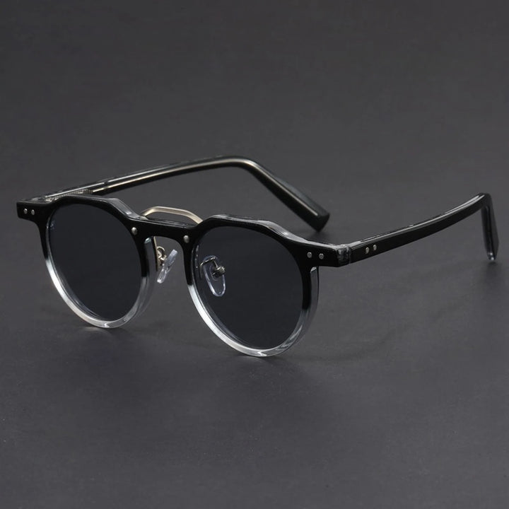 Retro Metal Frame Oval Sunglasses for Women Men Trendy Punk Round Sun Glasses Luxury Brand Designer Driving Shades