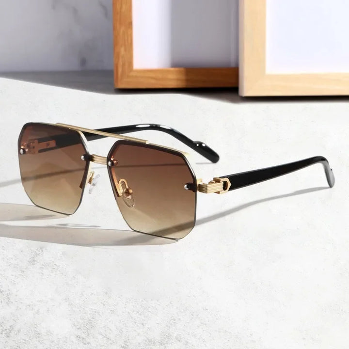 Debonair Rimless Sunglasses