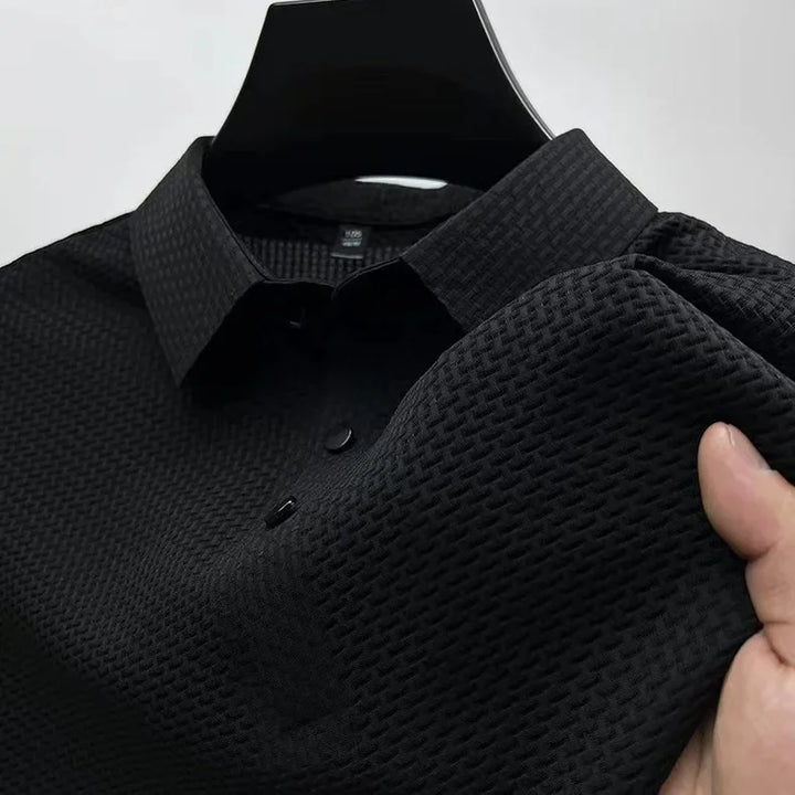 Ridge Knit Polo