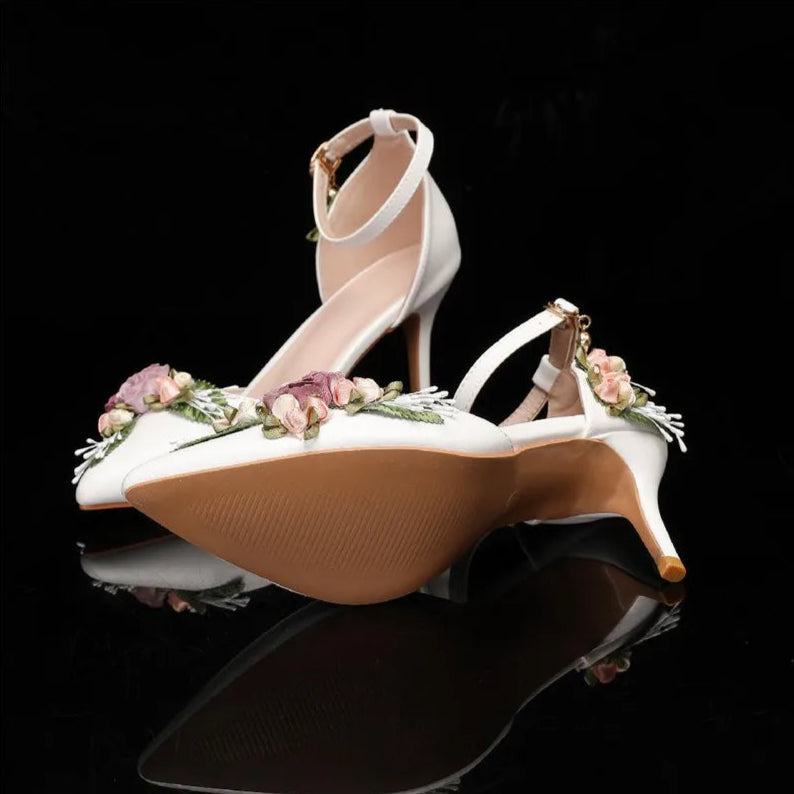 Venetian Petal Floral Stiletto