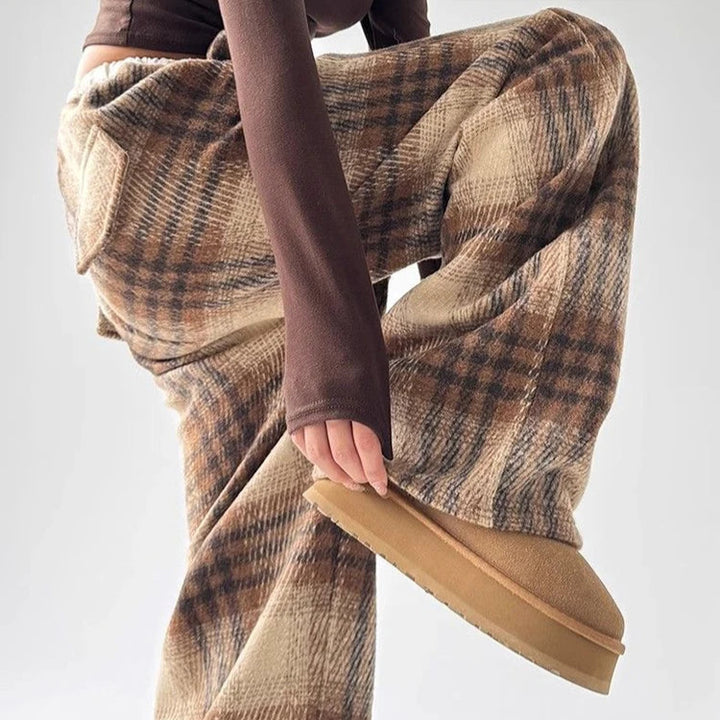 Dovetail Oversize Plaid Pants